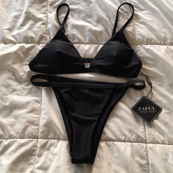zaful forever young bikini